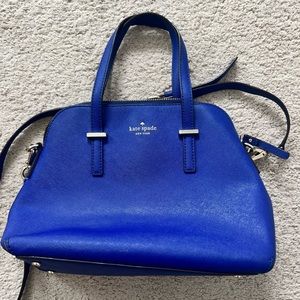 Cobalt Kate Spade Bowler Bag